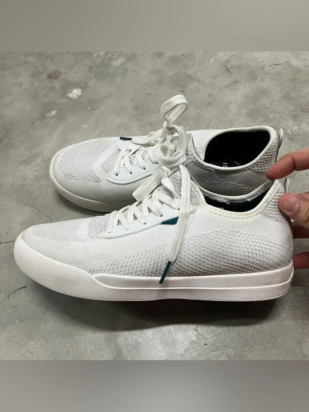 Vessi Weekend Sneaker Womens Size 9 Waterproof Shoes Marble White Mens 8